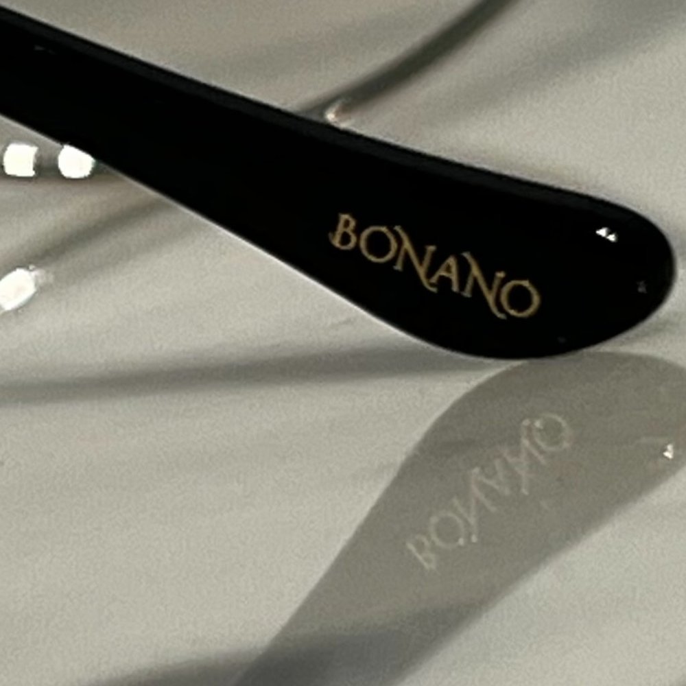 Bonano Portofino Jubilee White Gold Frames Sunglasses Glasses Vintage - Picture 8 of 8